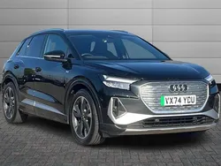 Black Used 2024 Audi Q4 e-tron S-Line SUV | £35,950 (Fair price)