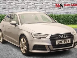 Silver Used 2017 Audi A3 Sportback S-Line Hatchback | £8,500 (Fair price)