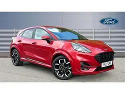 Red Used 2022 Ford Puma Gen-E ST-Line X SUV | £14,800