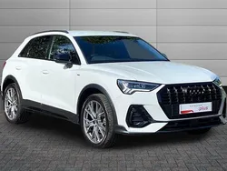 Glacier white Used 2024 Audi Q3 Black Edition SUV | £33,099 (Fair price)