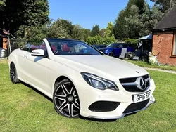White Used 2016 Mercedes E400 AMG line Cabriolet | £12,650 (Expensive)