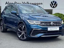 Blue Used 2023 VW Tiguan R-line SUV | £27,995 (A bit pricey)
