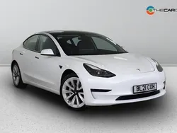 White Used 2021 Tesla Model 3 Long Range Sedan | £19,475 (Fair price)