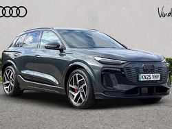 Grey Used 2025 Audi Q6 e-tron Sport SUV | £57,860 (Fair price)