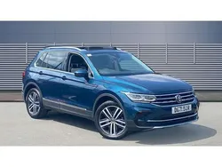 Blue Used 2021 VW Tiguan Elegance SUV | £29,103 (A bit pricey)