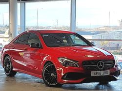 Red Used 2018 Mercedes CLA200 AMG line Sedan | £13,998 (Fair price)