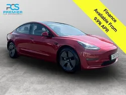 Red Used 2021 Tesla Model 3 Long Range Sedan | £18,295 (Fair price)