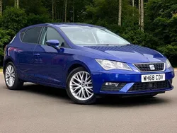 Mystery blue metallic Used 2018 Seat Leon SE Dynamic Hatchback | £10,995 (Fair price)