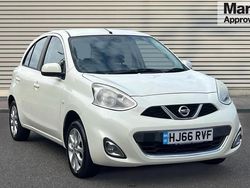 White Used 2016 Nissan Micra Acenta Hatchback | £5,240