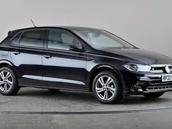 Black Used 2022 VW Polo R-line Hatchback | £16,588 (Fair price)