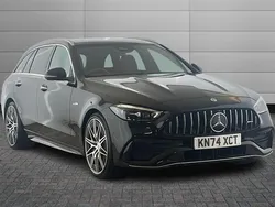 Black Used 2024 Mercedes C43 AMG Premium Plus Estate | £51,390 (Fair price)