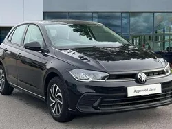 Deep black pearl Used 2022 VW Polo Life Hatchback | £15,937 (Fair price)