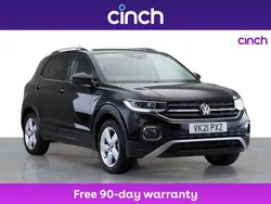 Black Used 2021 VW T-Cross SEL SUV | £16,029 (Fair price)