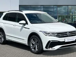 Pure white Used 2023 VW Tiguan R-line Edition SUV | £27,795 (Fair price)