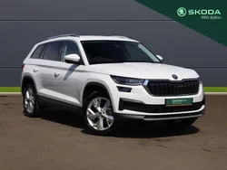 Moon white metallic New 2024 Skoda Kodiaq SE L Executive SUV | £30,295 (Super price)