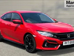 Red Used 2021 Honda Civic Sport Hatchback | £19,194 (Fair price)
