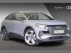 Grey New 2025 Audi Q4 Sportback e-tron Black Edition SUV | £48,000 (Expensive)
