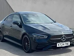 Black Used 2024 Mercedes CLA220 AMG Line Premium Plus Sedan | £32,617 (Fair price)