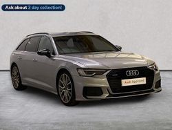 Silver Used 2021 Audi A6 Black Edition Estate | £30,955 (Fair price)