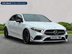 White Used 2022 Mercedes A35 AMG Premium Plus Hatchback | £32,699 (Fair price)