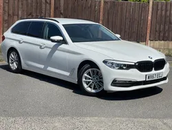 White Used 2018 BMW 530 M Sport Estate | £12,995