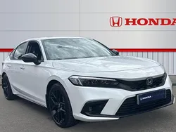 White New 2025 Honda Civic Hybrid Hatchback | £28,550 (Fair price)