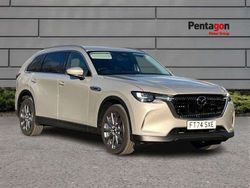 Silver Used 2025 Mazda CX-80 Exclusive-Line SUV | £39,750 (Fair price)