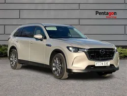 Silver Used 2025 Mazda CX-80 Exclusive-Line SUV | £40,850