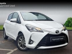 White Used 2018 Toyota Yaris Hatchback | £12,425 (Fair price)