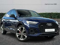 Blue Used 2022 Audi Q5 Sportback Comfort SUV | £39,985 (Expensive)