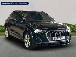 Black Used 2022 Audi Q3 S-Line SUV | £24,821 (Good price)