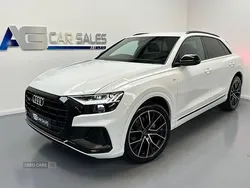 White Used 2023 Audi Q8 Black Edition SUV | £54,995 (Expensive)