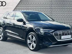 Black Used 2022 Audi e-tron S-Line SUV | £24,807 (A bit pricey)