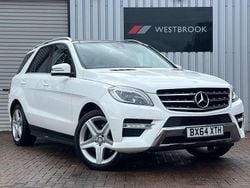White Used 2014 Mercedes ML250 AMG line SUV | £10,750 (Fair price)