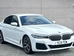 White Used 2021 BMW 520 M Sport | £25,295 (Good price)