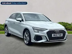 White Used 2021 Audi A3 e-tron S-Line Hatchback | £19,957 (Fair price)