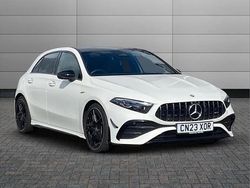White Used 2023 Mercedes A35 AMG Premium Plus Hatchback | £35,995 (Fair price)