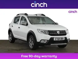 White Used 2018 Dacia Sandero Essentiel Hatchback | £7,949 (A bit pricey)