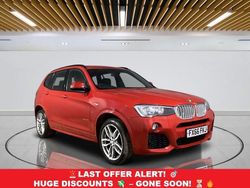 Red Used 2016 BMW X3 M Sport SUV | £16,299 (Fair price)