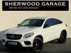 White Used 2016 Mercedes GLE350 AMG line Coupe | £23,490 (Fair price)