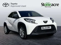 White Used 2023 Toyota Aygo PURE Hatchback | £11,750 (Fair price)