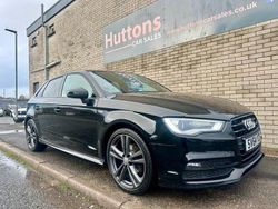 Black Used 2014 Audi A3 Sportback S-Line Hatchback | £9,795 (Fair price)