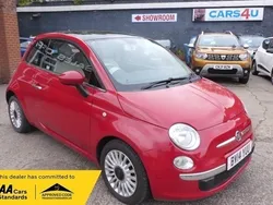 Red Used 2014 Fiat 500 Lounge Hatchback | £3,690 (Good price)