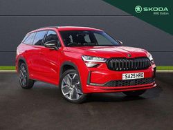 Velvet red metallic Used 2025 Skoda Kodiaq SportLine SUV | £35,795 (Fair price)