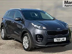 Silver Used 2018 Kia Sportage 2 SUV | £10,616 (Fair price)