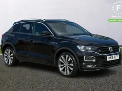 Black Used 2018 VW T-Roc R-line SUV | £17,399 (Good price)