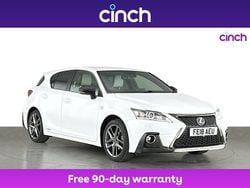 White Used 2018 Lexus CT200h Sport Line Hatchback | £14,649 (Fair price)