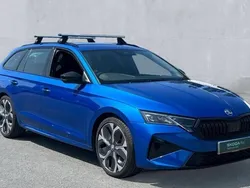 Metallic race blue Used 2024 Skoda Octavia vRS Estate | £33,480