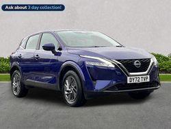 Blue Used 2022 Nissan Qashqai Acenta Premium SUV | £14,749 (Good price)