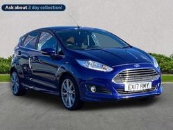 Blue Used 2017 Ford Fiesta Titanium Hatchback | £7,761 (Good price)